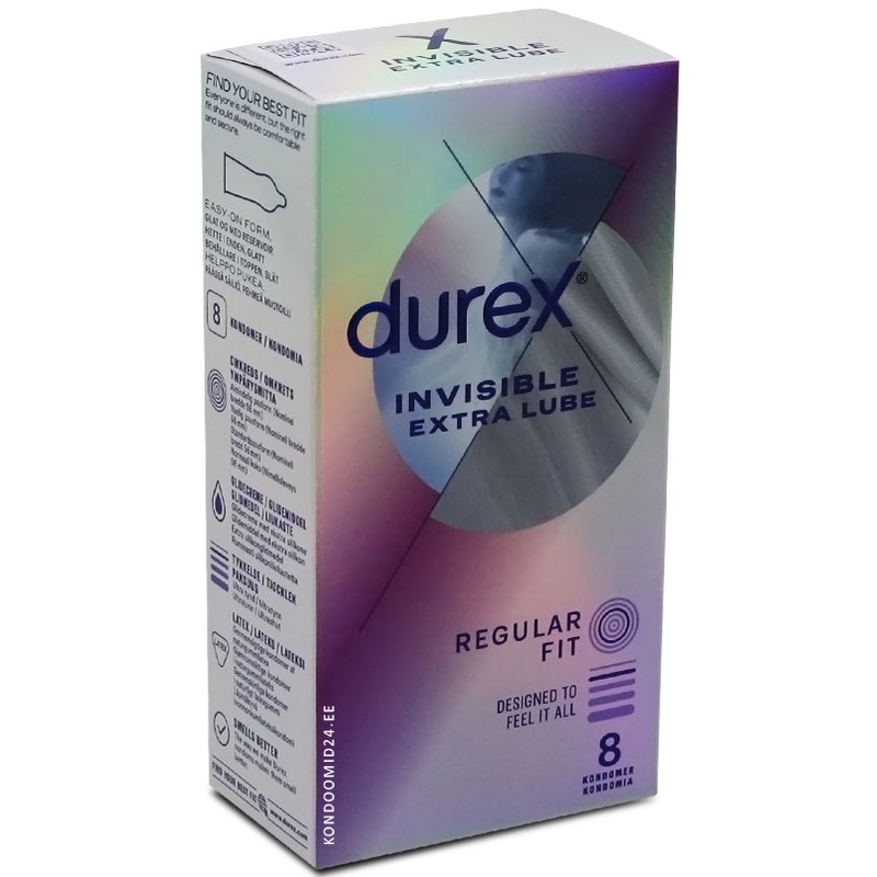 DUREX Invisible Extra Lube 8