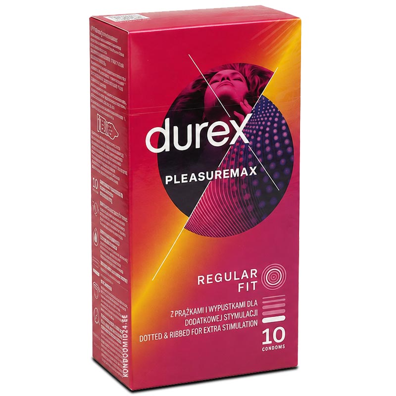 DUREX Pleasuremax ribbed and dotted condoms 10&nbsp;pcs