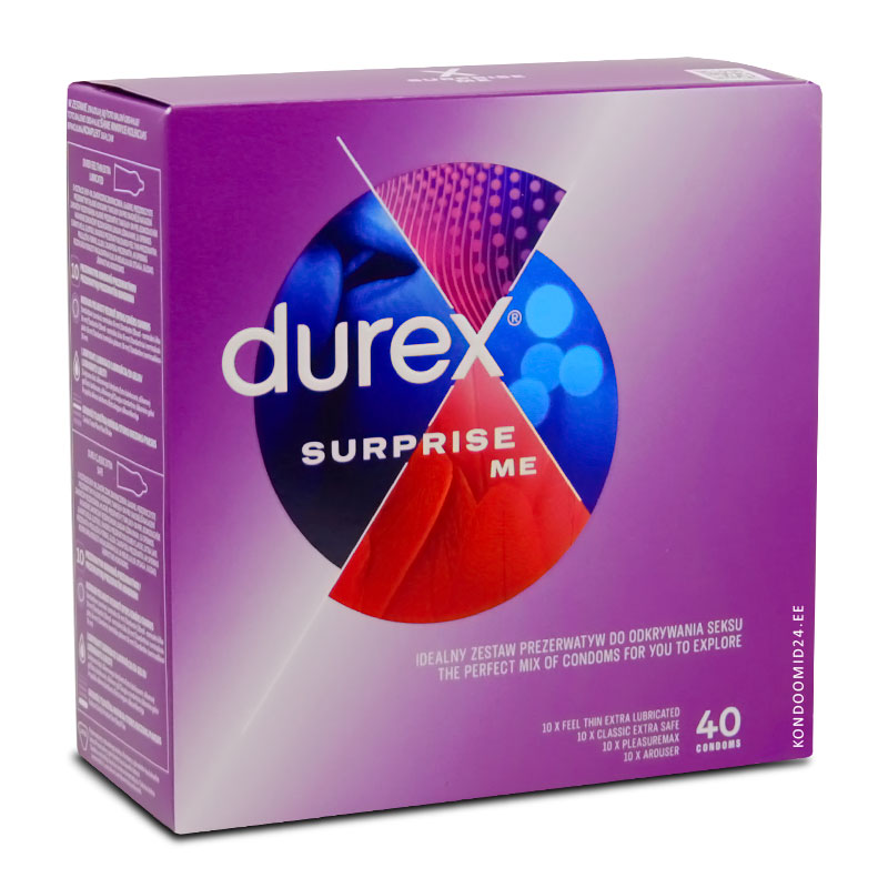 DUREX Surprise Me condoms 40&nbsp;pcs