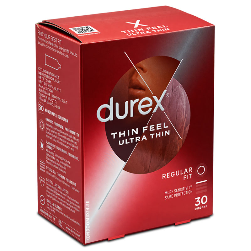 DUREX Thin Feel Ultra Thin Condoms 30&nbsp;pcs
