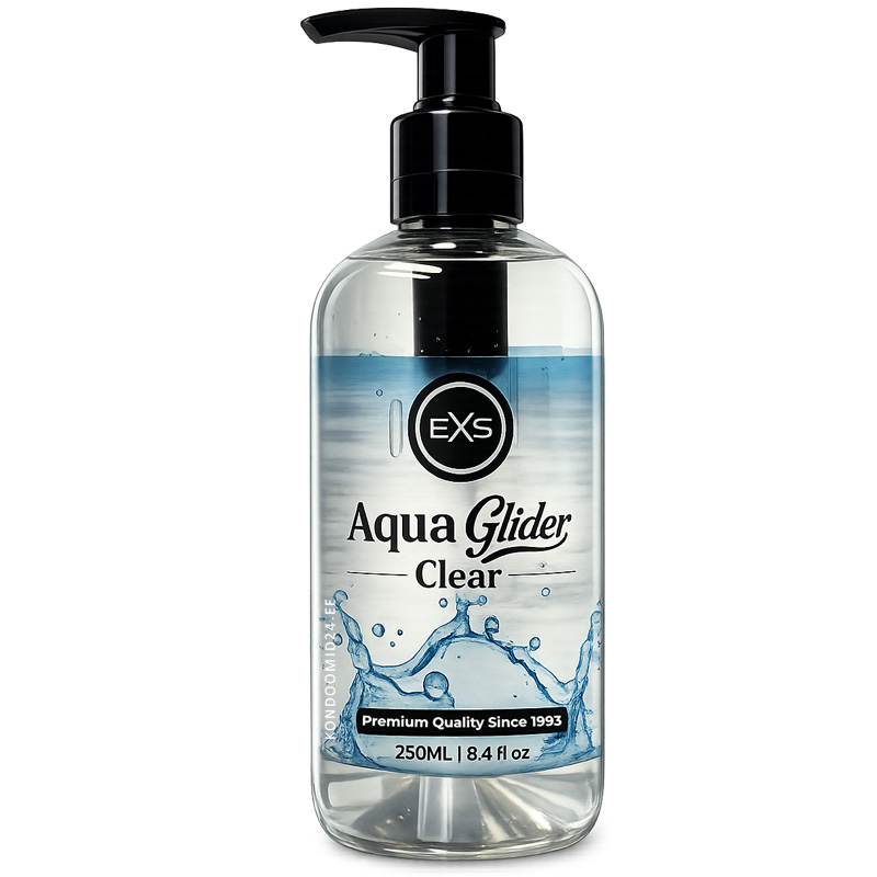 EXS Aqua Glider Clear water-based lubricant 250&nbsp;ml