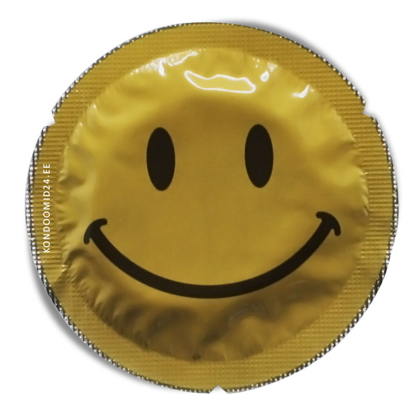 EXS Smiley Face Colored and Fun Condom