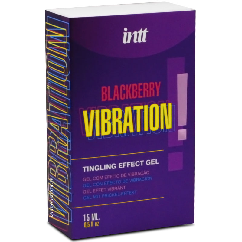 INTT Vibration Blackberry flavoured liquid vibrator 15&nbsp;ml