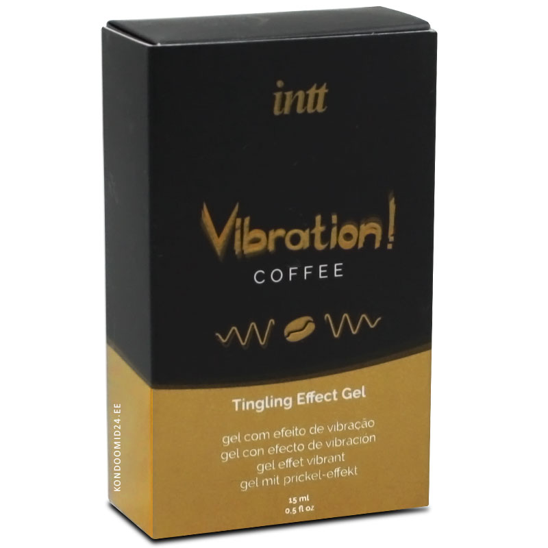 INTT Vibration Coffee flavoured liquid vibrator 15&nbsp;ml
