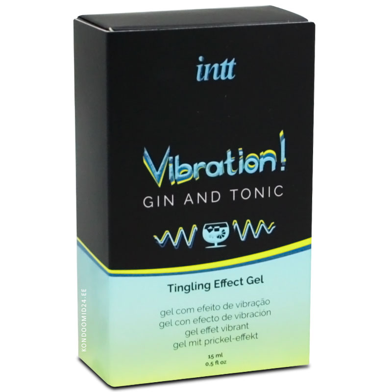 INTT Vibration Gin and Tonic flavoured liquid vibrator 15&nbsp;ml