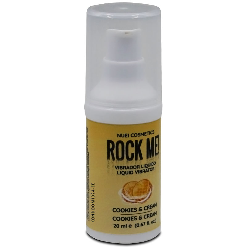NUEI Rock Me! Сookies and Cream - liquid vibrator - 20 ml.