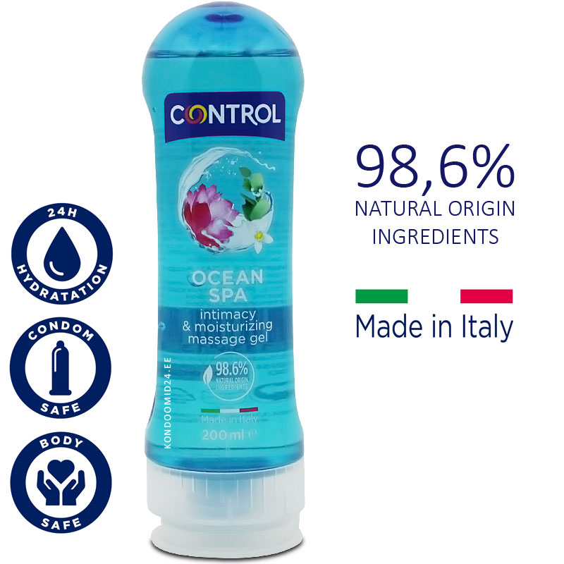 CONTROL Ocean Spa massage gel with fresh invigorating aroma 200&nbsp;ml