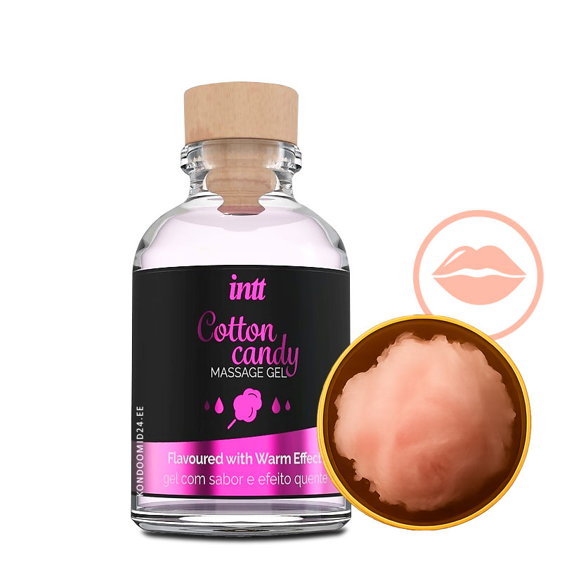 INTT Cotton Candy Massage Gel warming massage gel with cotton candy aroma 30&nbsp;ml