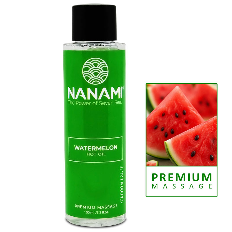 NANAMI Hot Oil Watermelon warming massage oil with summer watermelon aroma 100&nbsp;ml