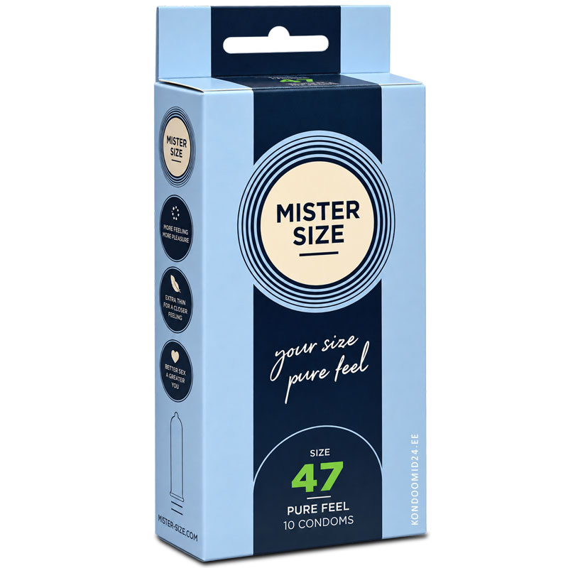 MISTER SIZE 47 (XS) Small Ultra-Thin Condoms 10&nbsp;pcs