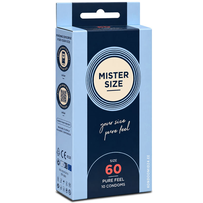 MISTER SIZE 60 (XL) Large Ultra-Thin Condoms 10&nbsp;pcs