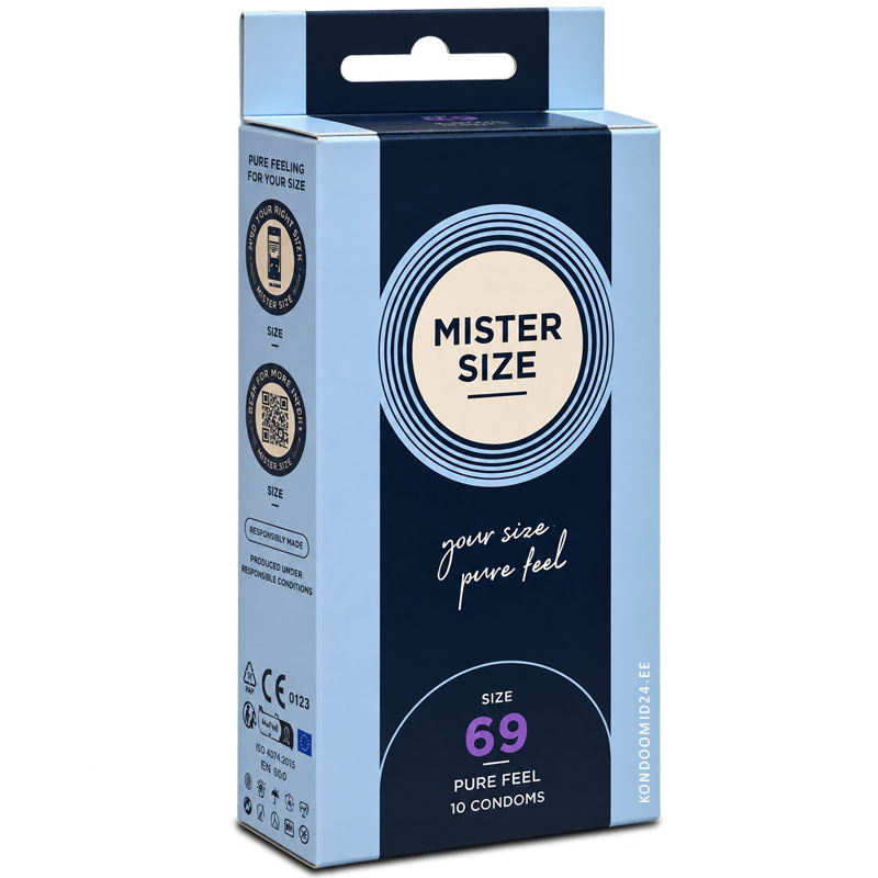 MISTER SIZE 69 (XXXL) Largest Ultra-Thin Condoms 10&nbsp;pcs