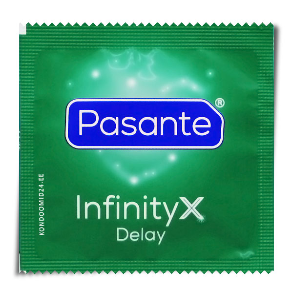 Pasante Delay Infinity condoms for prolonging sexual intercourse 1 pc